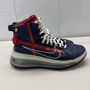 Nike Air Max 720 Saturn Olympic size 9.5 Navy Red Gold Super Nice Minimal Use